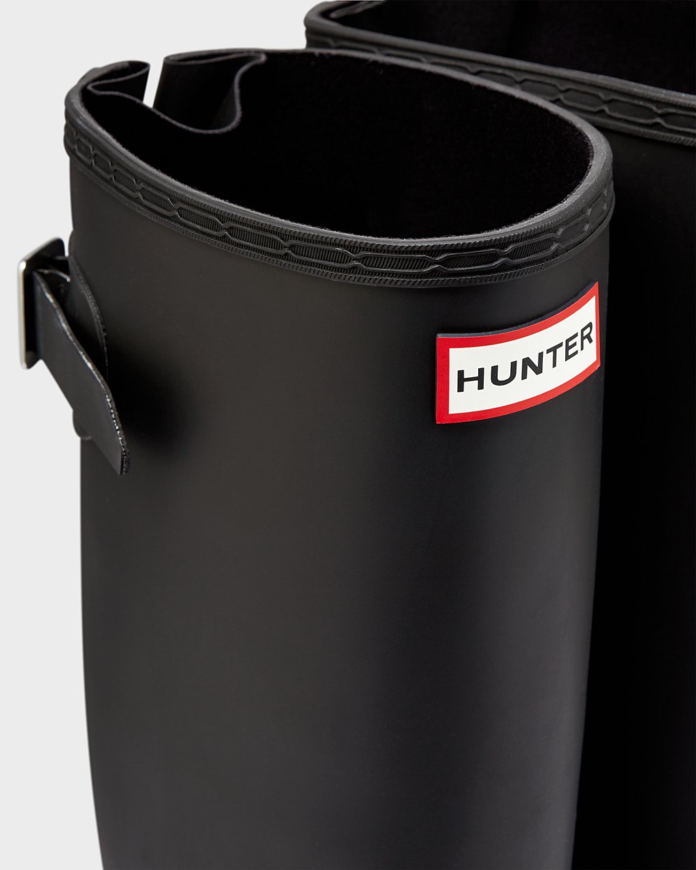 Höga Gummistövlar Dam - Hunter Original Back Adjustable - Svarta - 851432-FRX